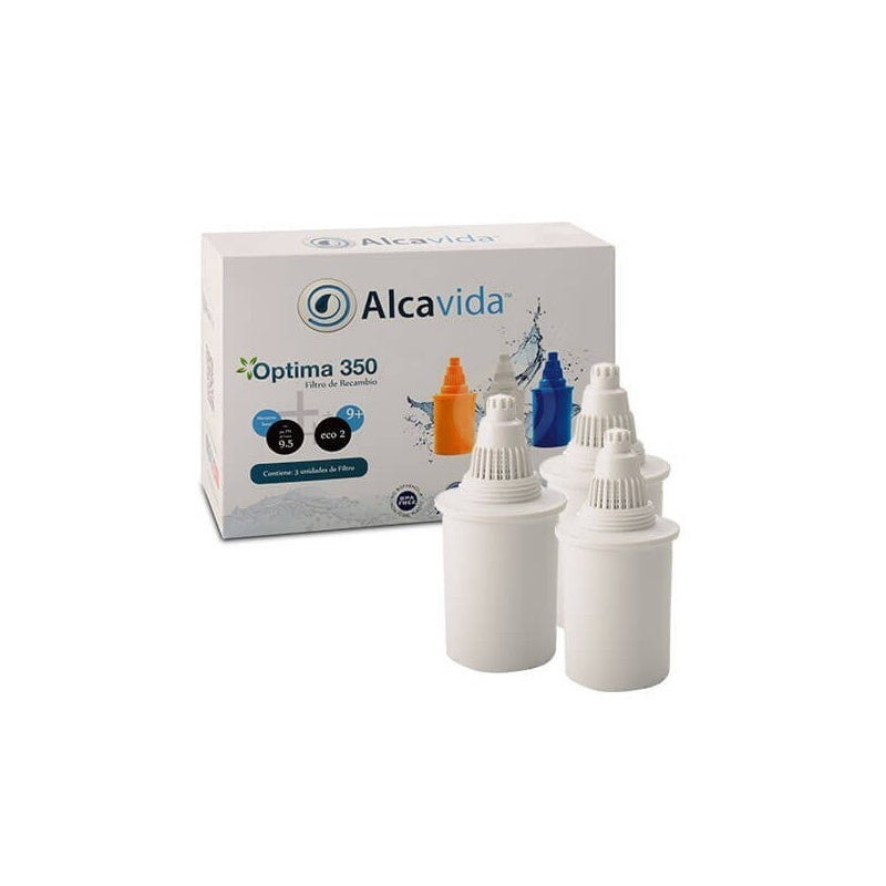3 x Filtro de recambio Jarra Alcalinizadora-ionizadora Optima 350
