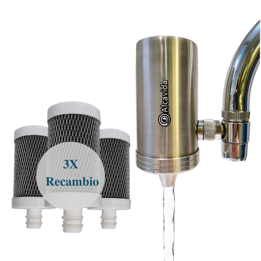 Sistema filtrado de agua para el grifo Alcavida Active oferta anual
