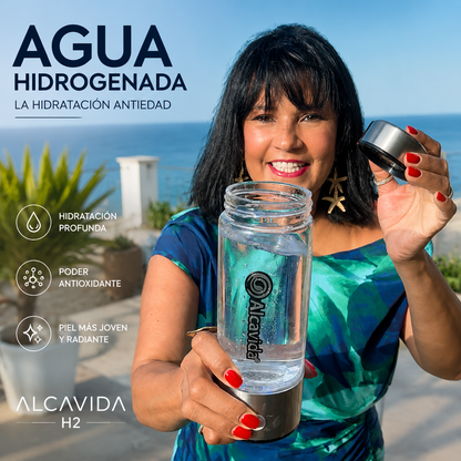 Botella agua hidrogenada Alcavida