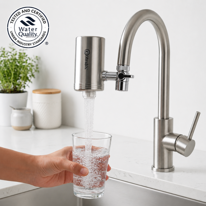 Filtro de agua para el grifo Alcavida