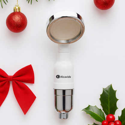¿ Buscas un regalo perfecto esta navidad ? que te ayude a mejorar, picores, piel seca, caída del cabello, la salud de la piel y el cabello , el filtro de ducha terapéutico de Alcavida es el regalo perfecto.