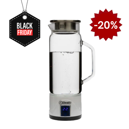 Jarra hidrogenadora Alcavida SPE | Transforma tu agua en energía celular y antioxidantes reales.”