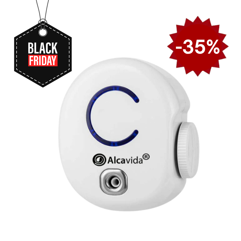 Ozonizador de aire Alcavida mini-Purifica el aire en espacios pequeños