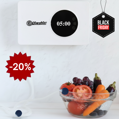 Ozonizador Alcavida | Limpie tus alimentos y hogar sin químicos mejora tu salud.